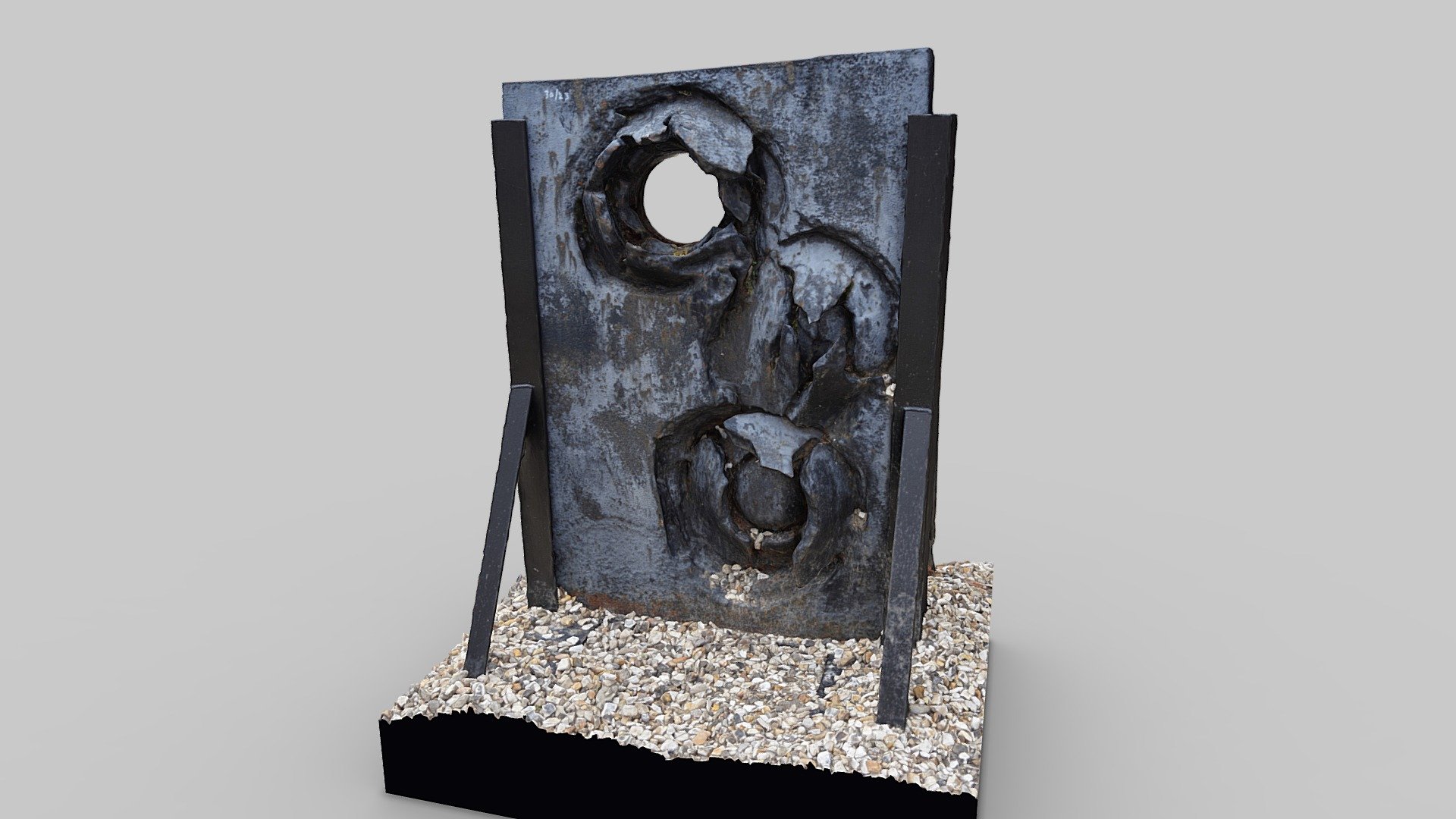 Damaged Iron Plate