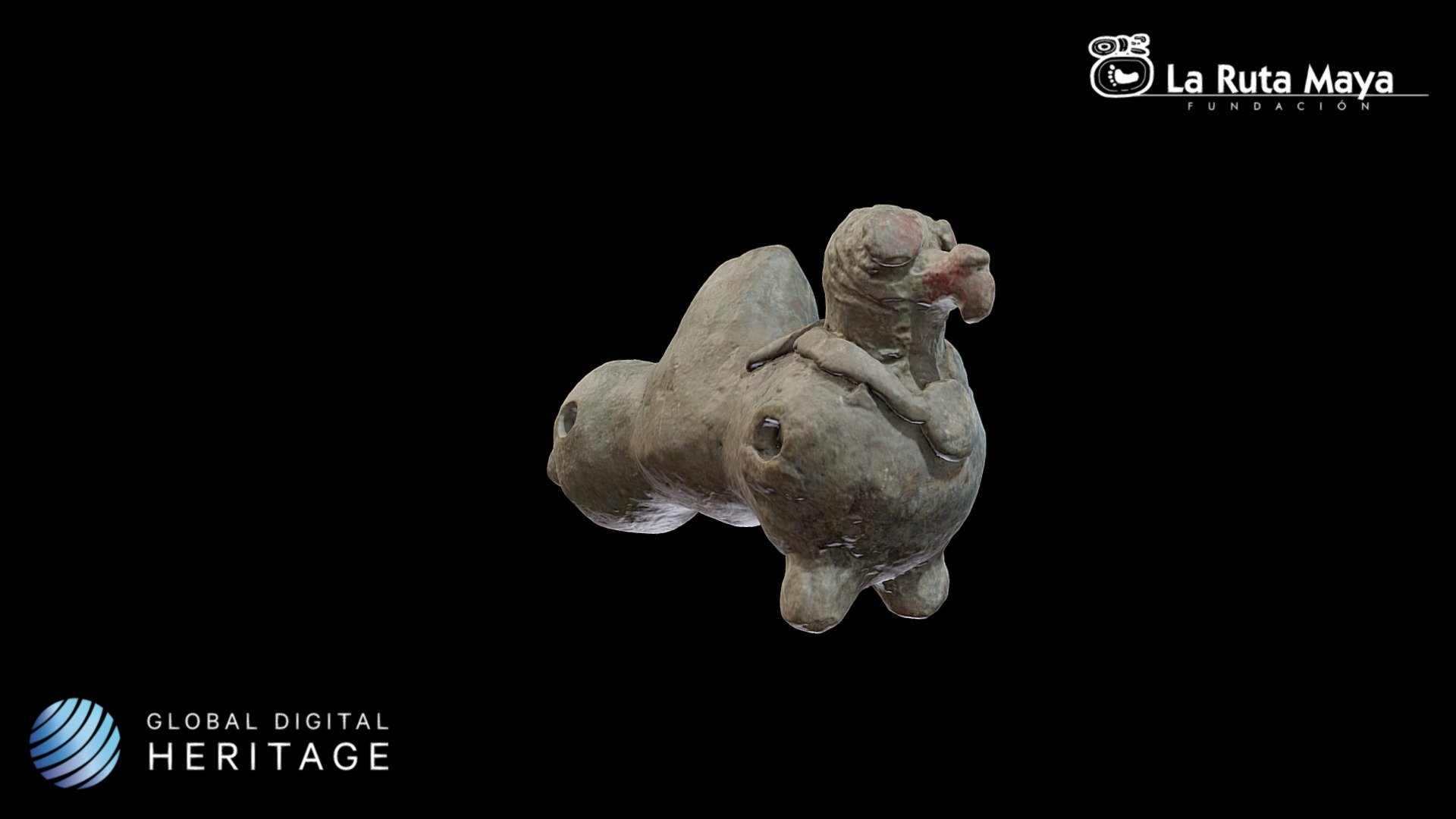 Vulture-shaped polyglobular Ocarina