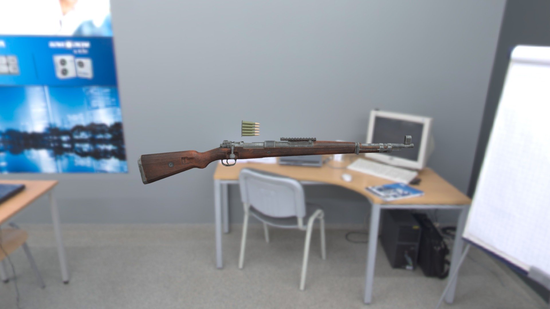 WWII Kar98K German Sniper Rifle