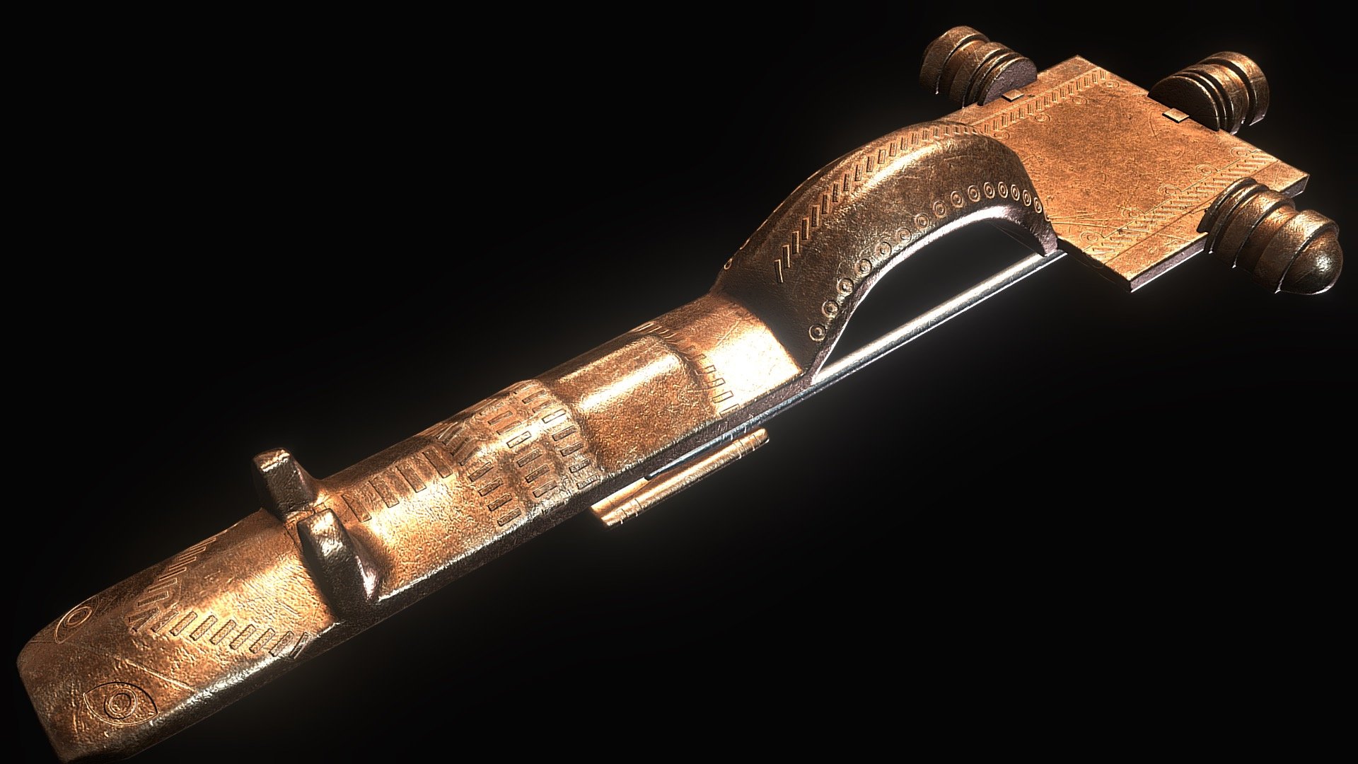 Cruciform brooch reconstruction