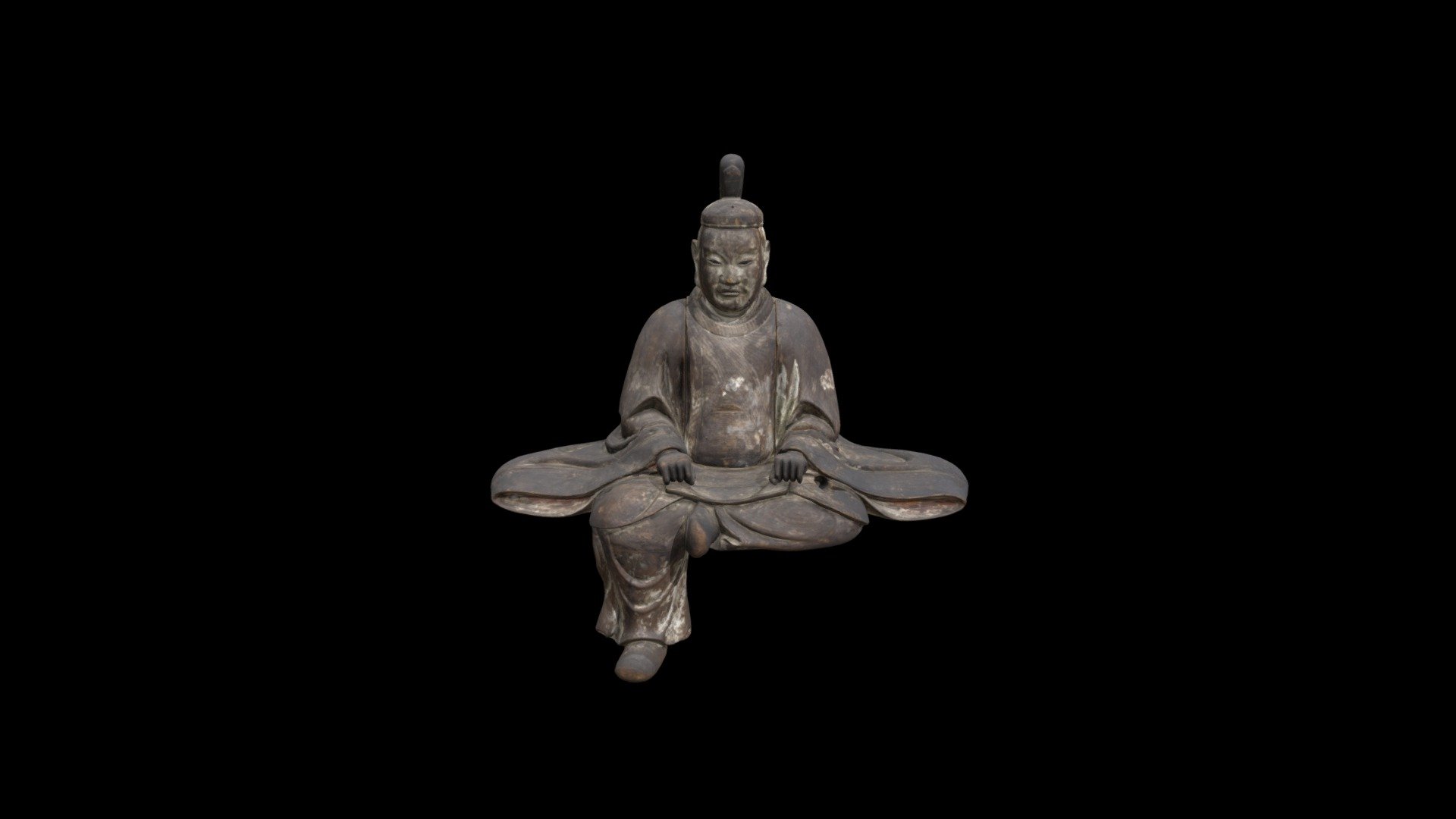 2020.215.1 One of a Pair of Guardian Figures