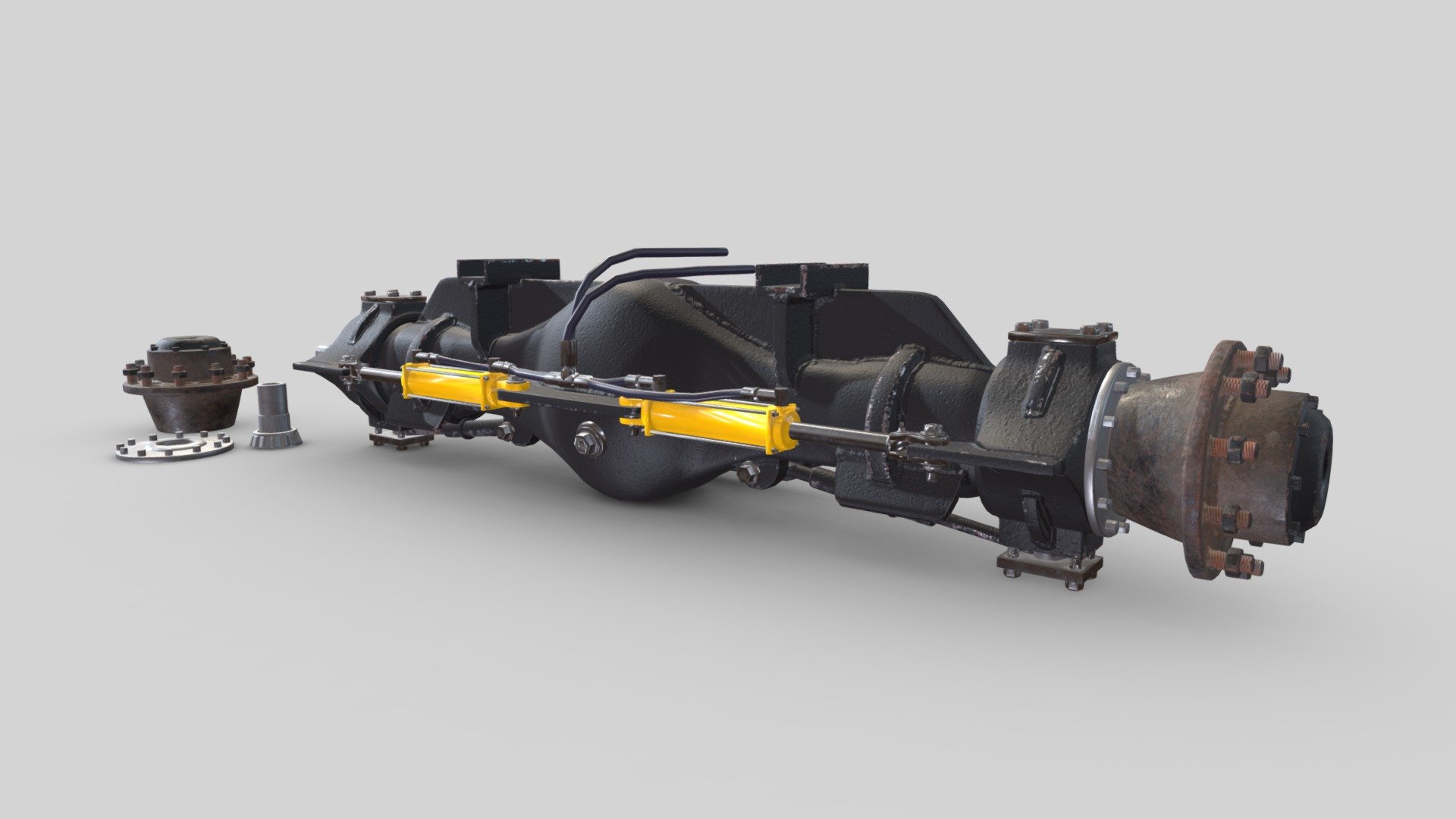 15-Ton Federal Axle From Grave Digger 1/2