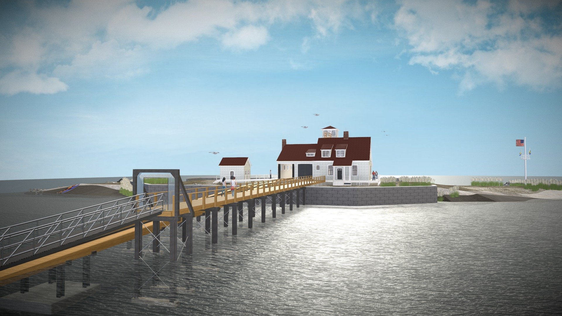 Wood Island Life Saving Station - Maine