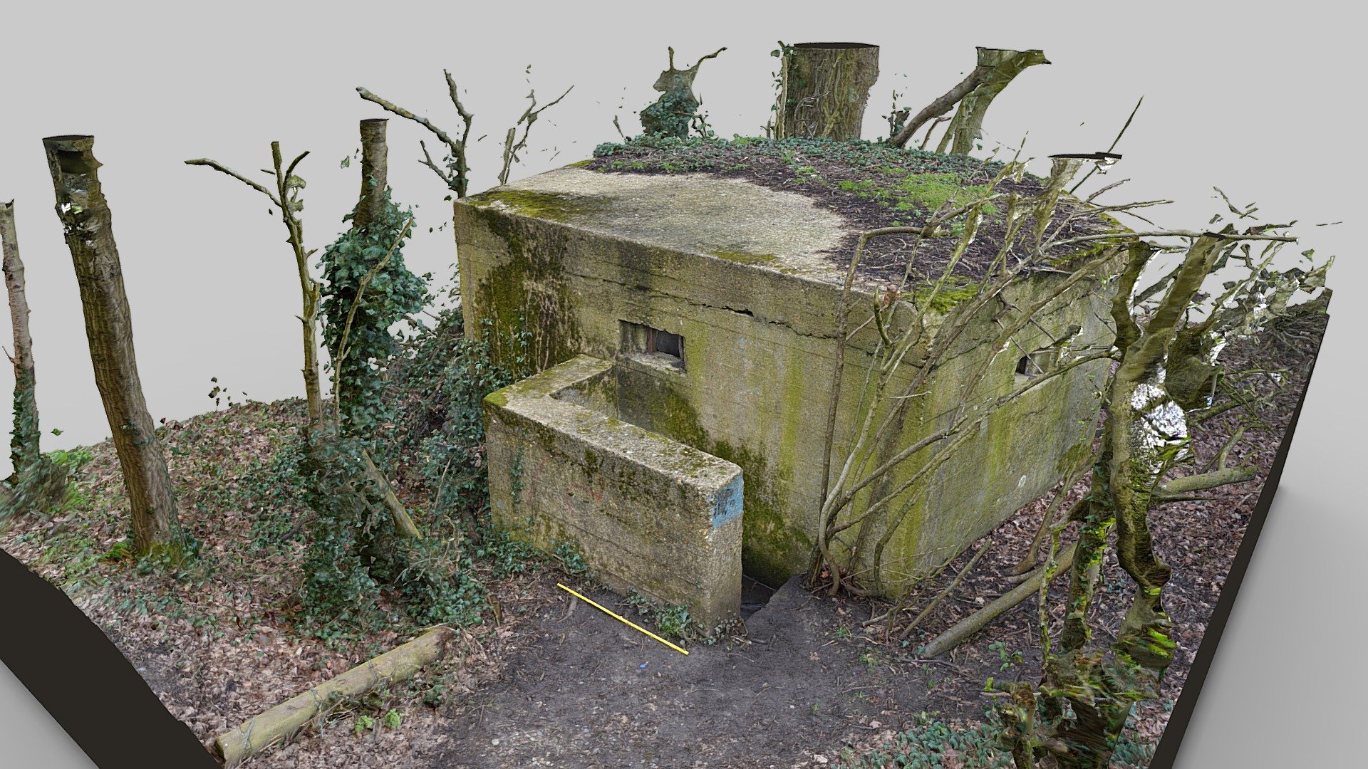 Pillbox Shenley Woodhall Lane Path