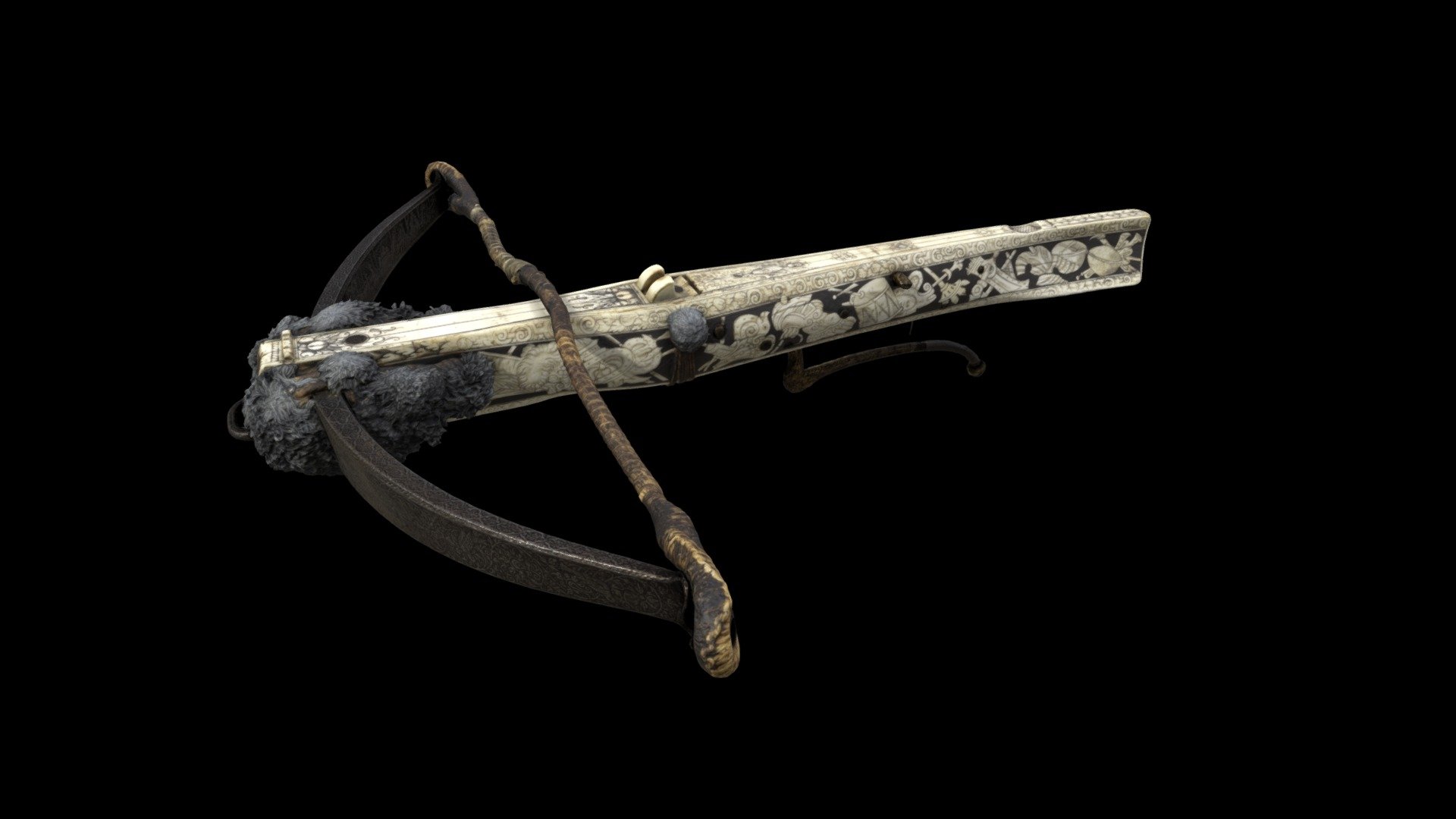 1916.1723.a Crossbow Of Augustus I Of Saxony
