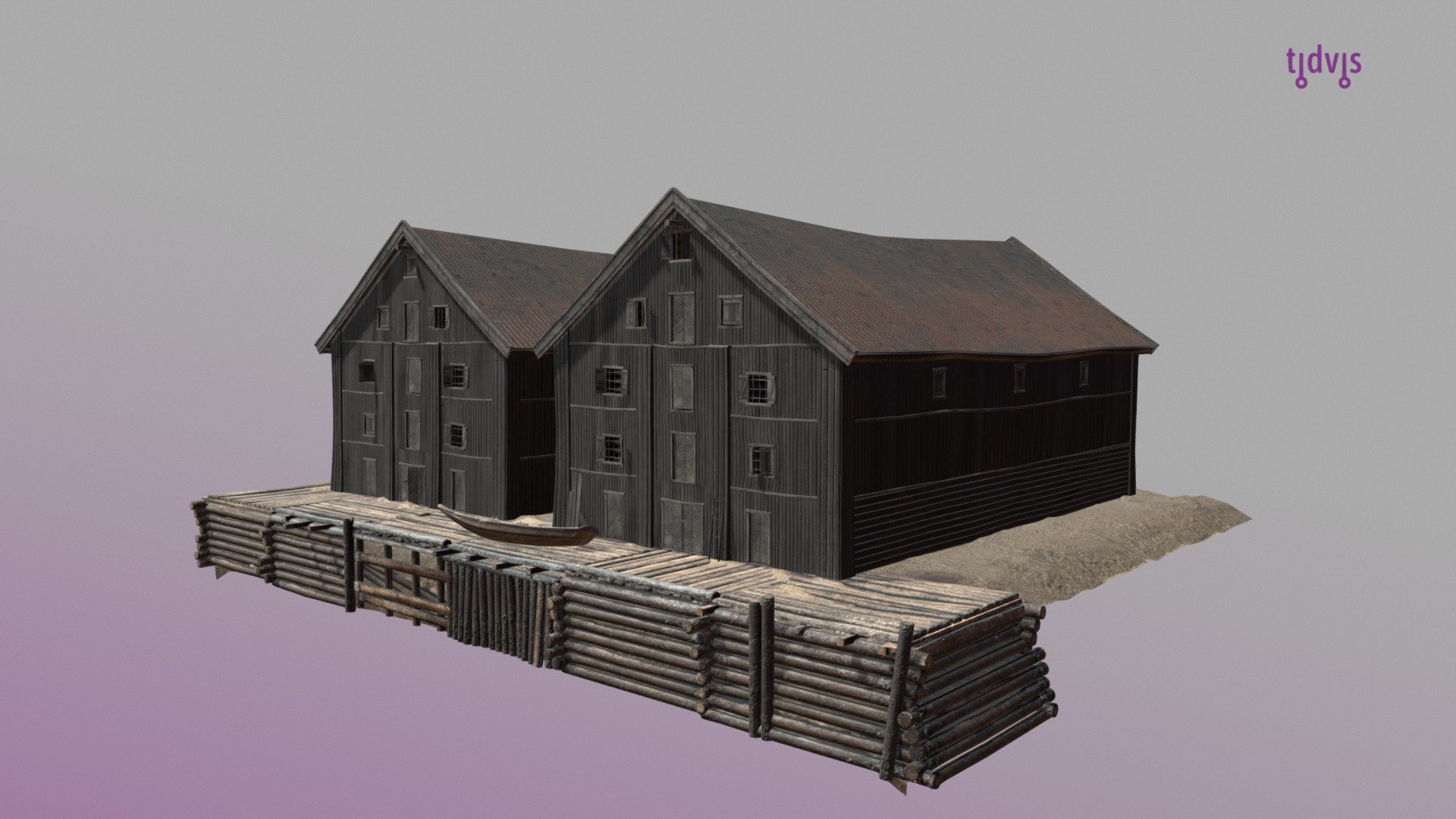Wharf building in Oslo, 1798
