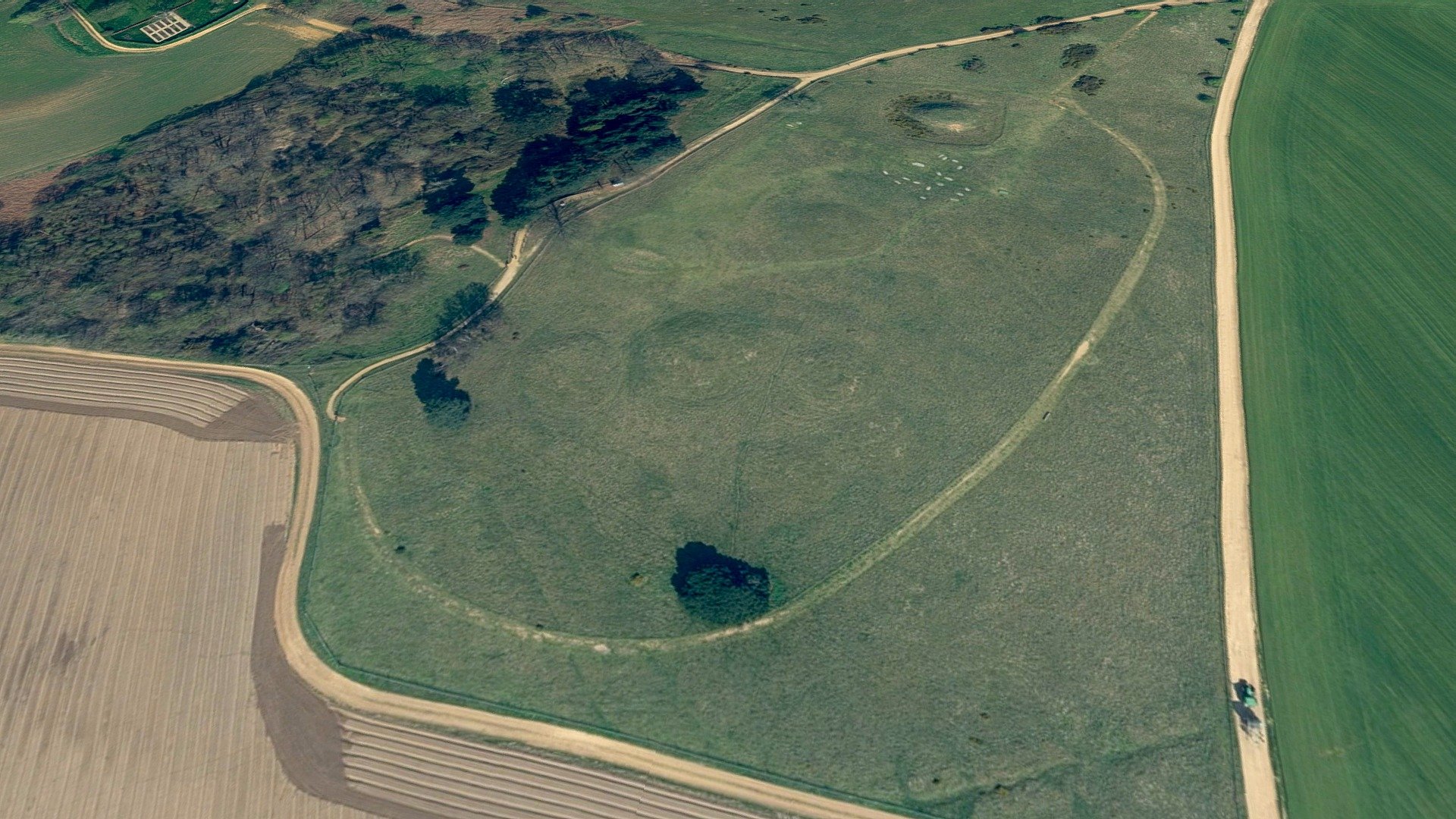 Sutton Hoo Ship Archaeology Site Suffolk England