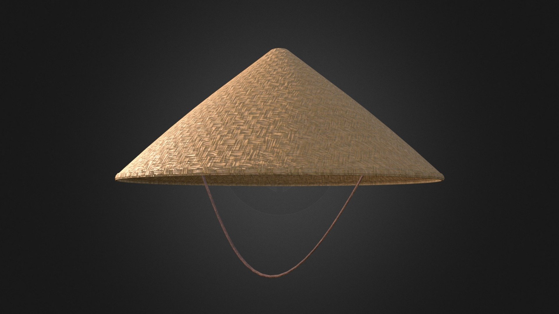 Asian conical hat