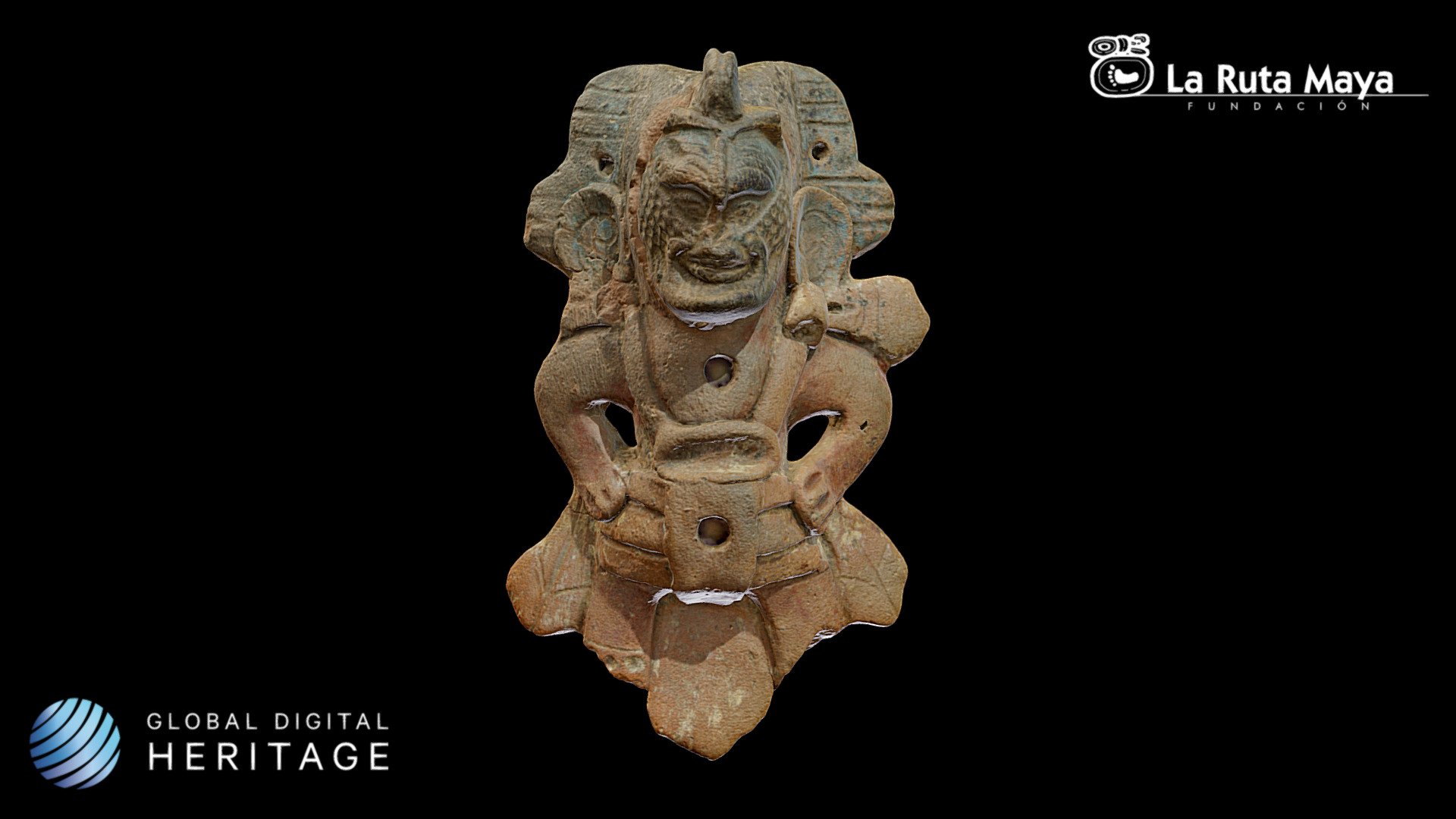 Ocarina with facial scarification