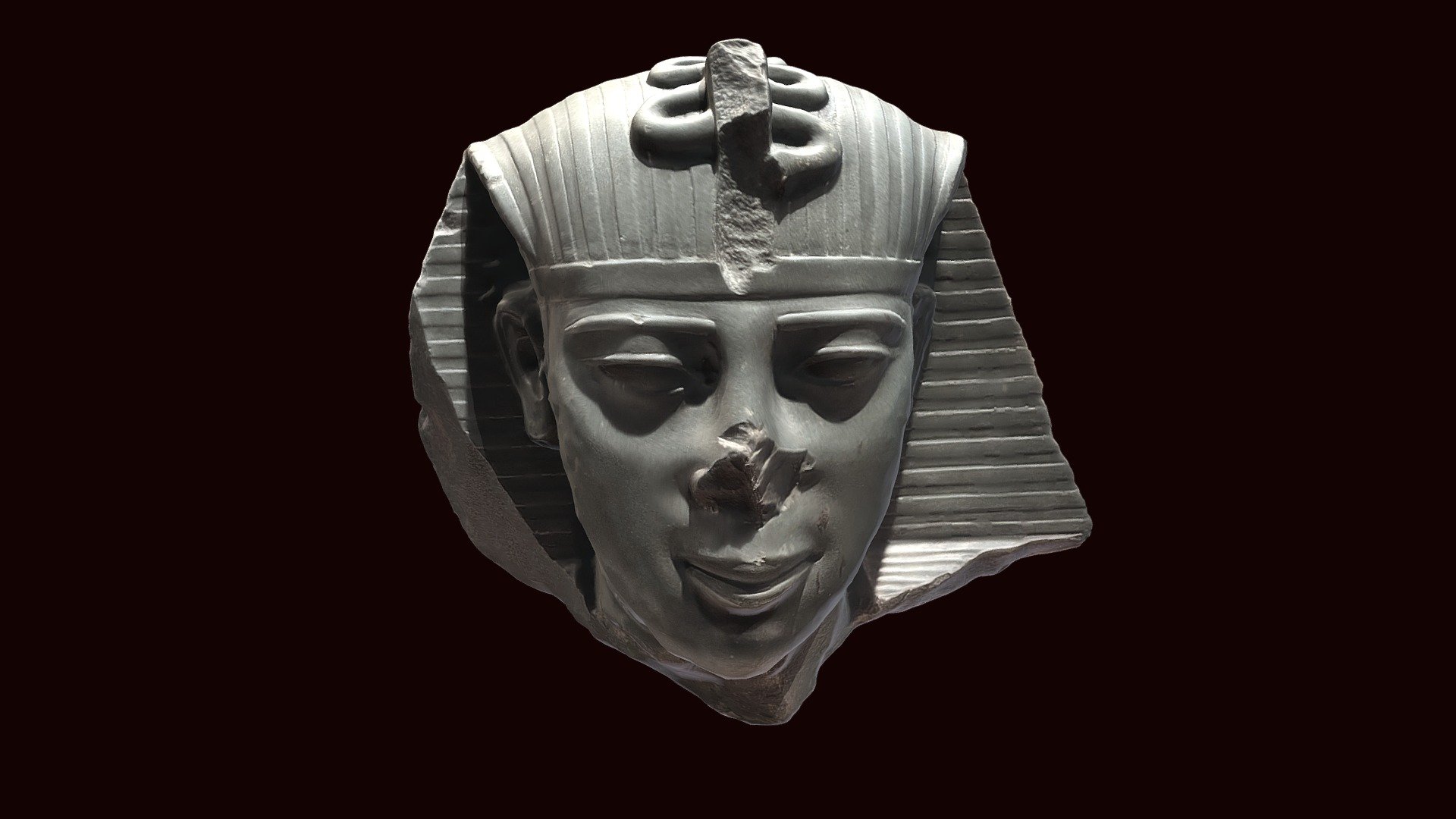 Kopf einer Standfigur des Königs Amasis