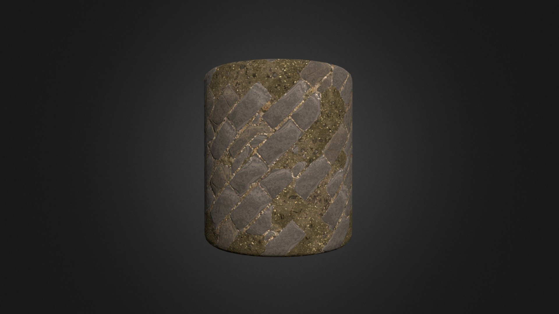 Procedural material : Ancient road