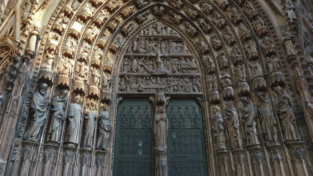Porte Centrale, Cathédrale de Strasbourg