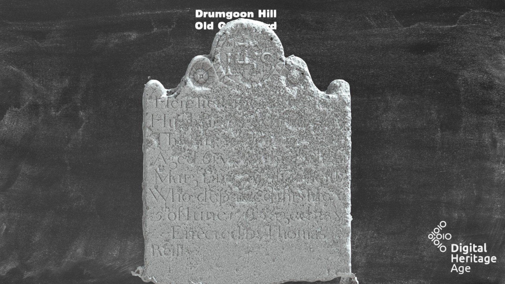 Drumgoon hill - Old Graveyard Headstone 229