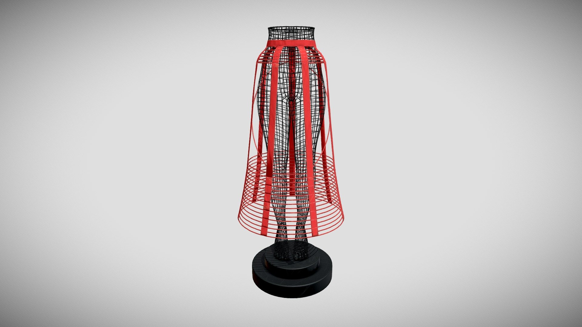 Crinoline (1870) - a digital reconstruction