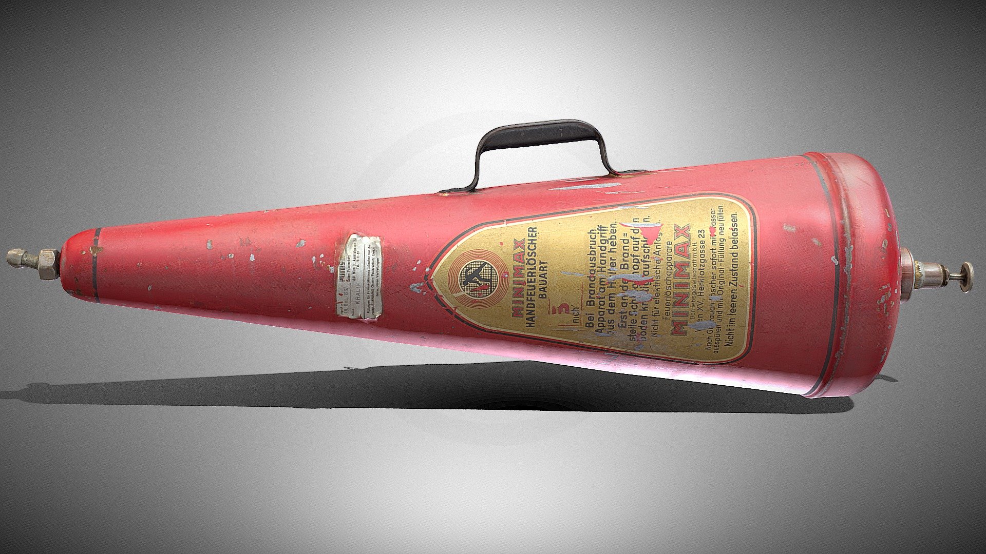 Conical fire extinguisher