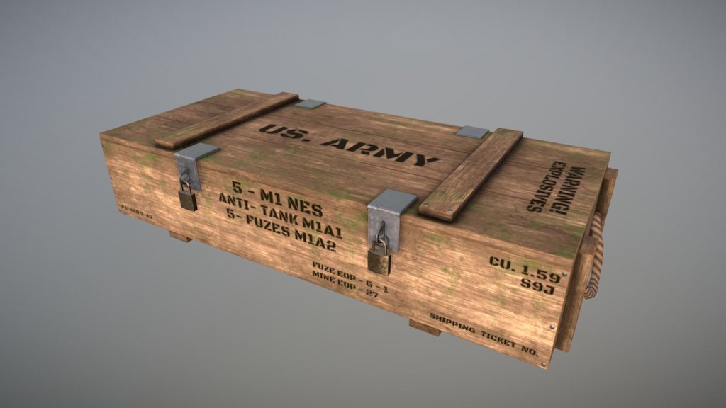 WW2 Ammunition Crate