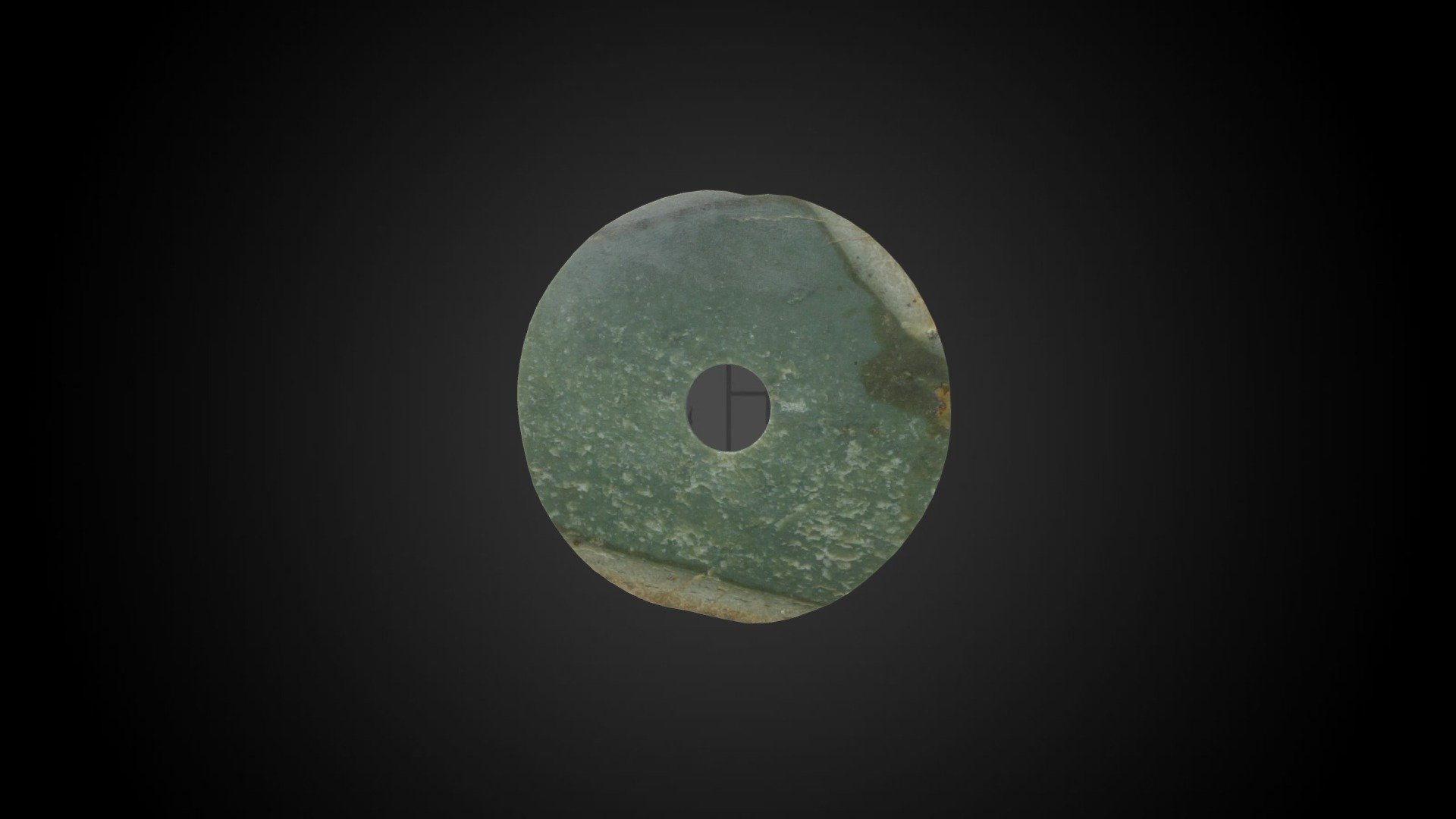 Jade Bi Disc, 1100-771 BCE