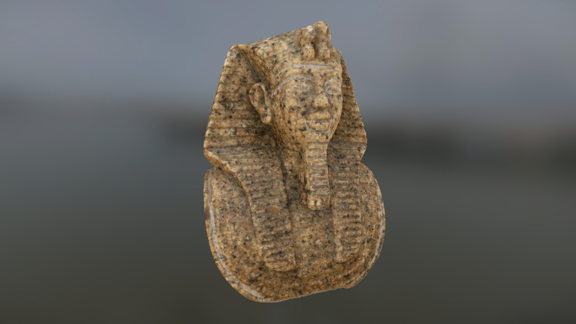 Stone Pharaoh Statue