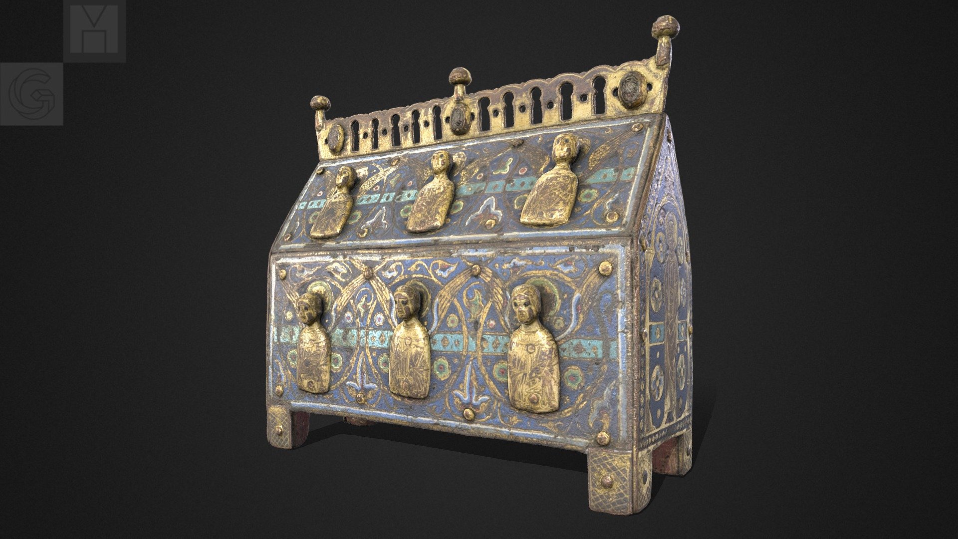 Arqueta litúrgica. Museu Història Catalunya