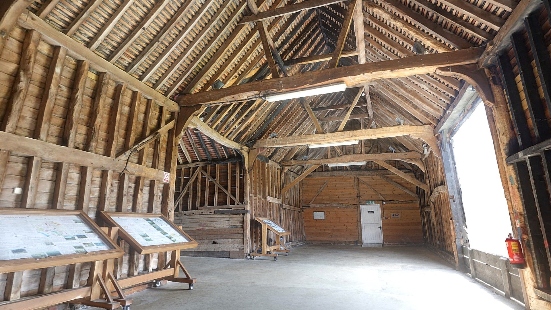Broadfields Farm Threshing Barn Interior