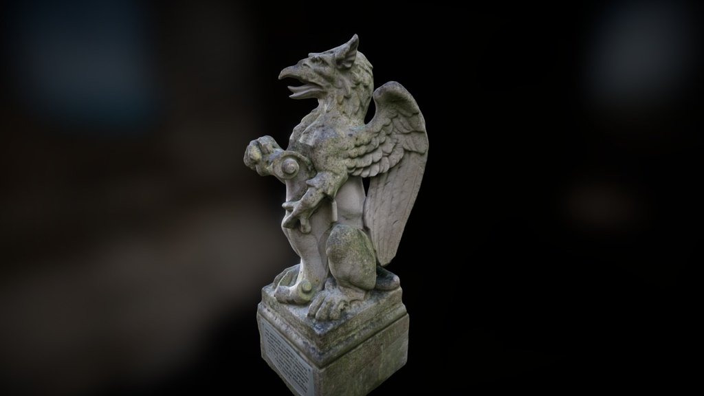 Stone Griffin, Downing College, Cambridge