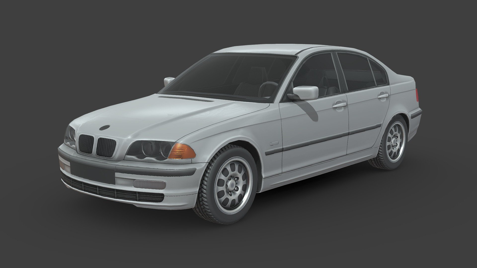 Low Poly Car - BMW E46 1998
