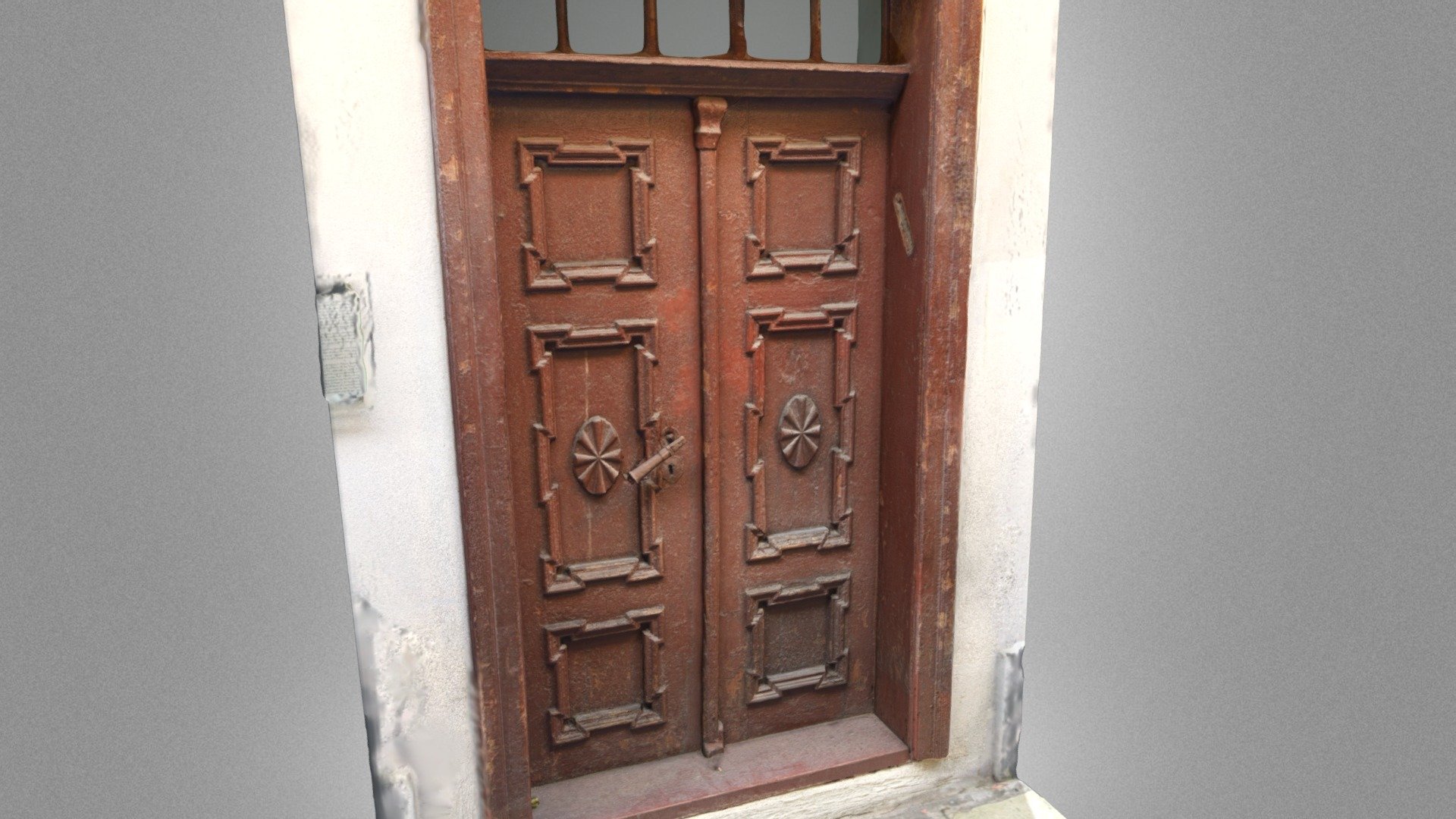 Mezuzah mark - house of Szymon Kluger