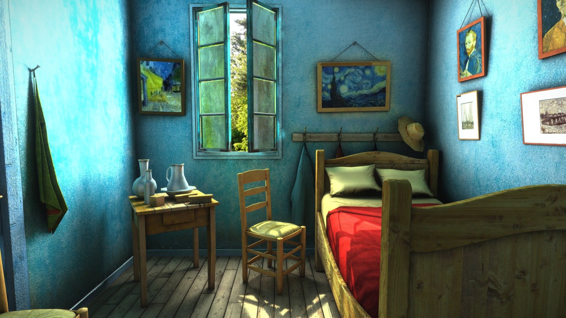 Camera Limits Demo: Van Gogh - Bedroom in Arles