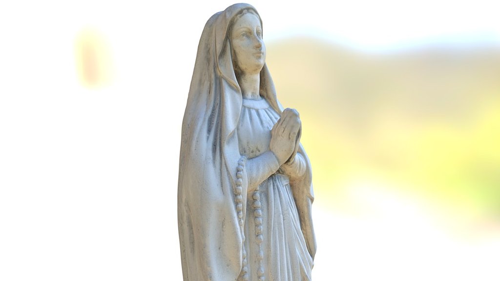 Estàtua d'una verge - Statue of a virgin