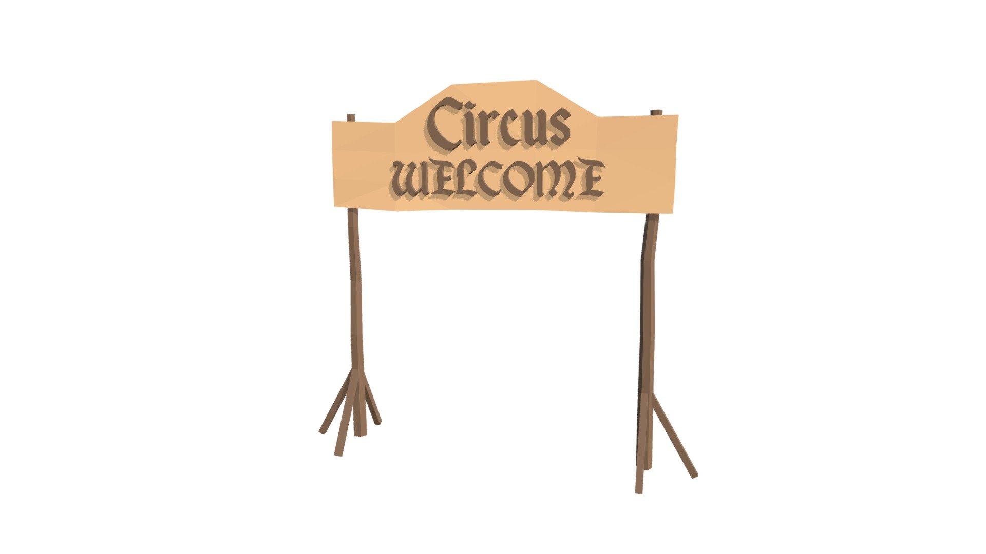 "Welcome to The Circus" Gate