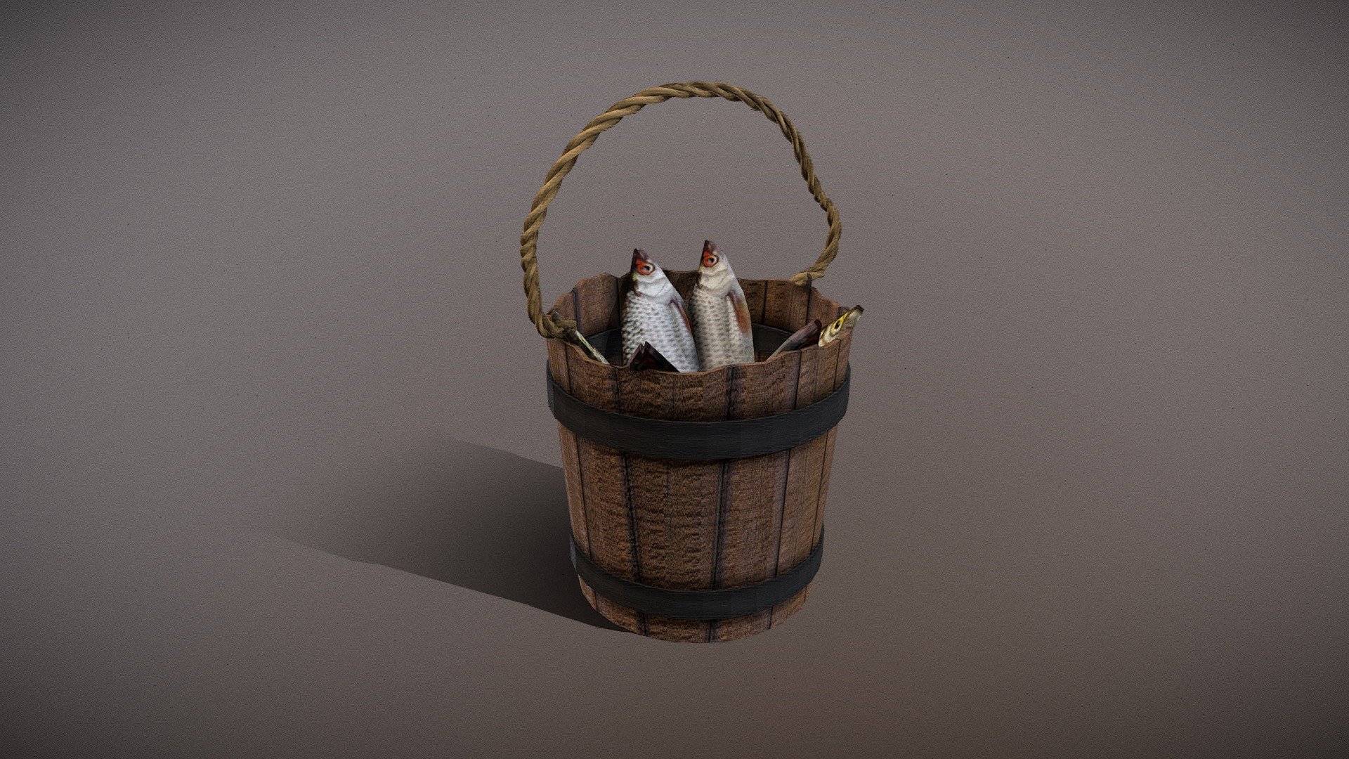 Medieval Bucket w Fish