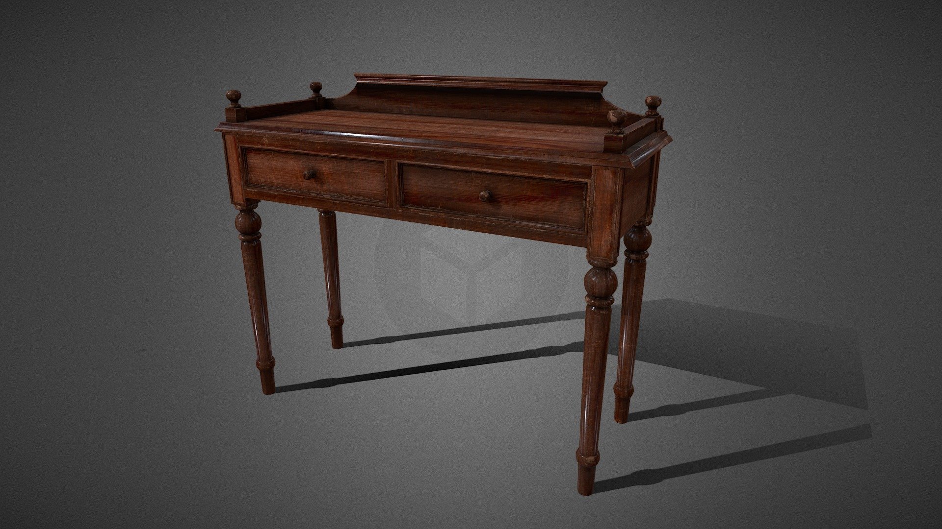 Victorian Antique Wooden Table – Game Ready
