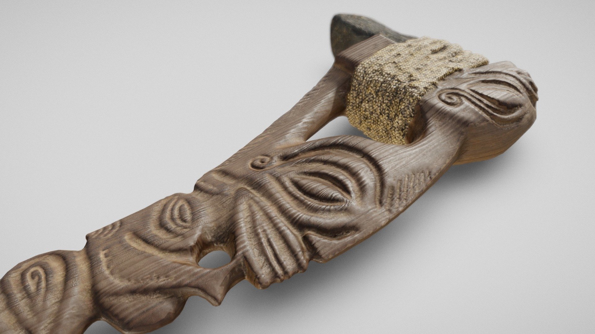 Tiki Hafted Adze