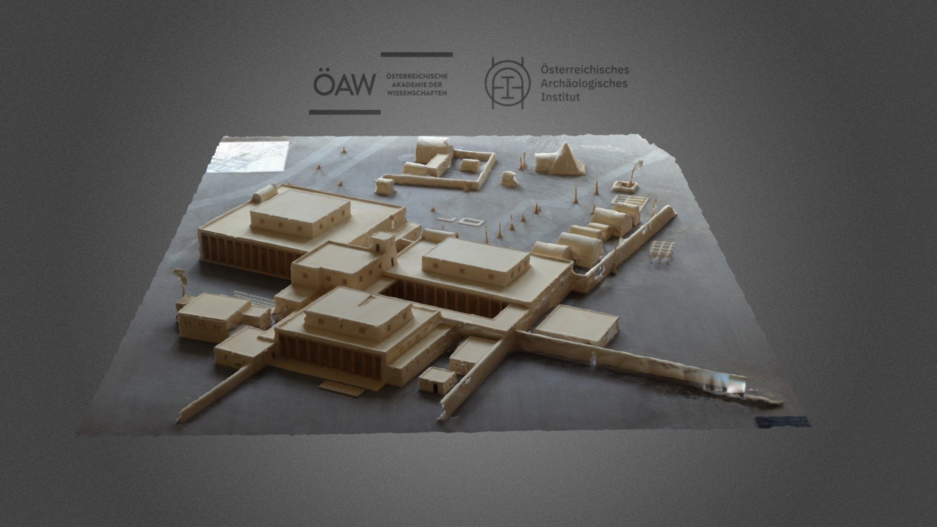 Wooden reconstruction of Tell el-Daba F/I Palace