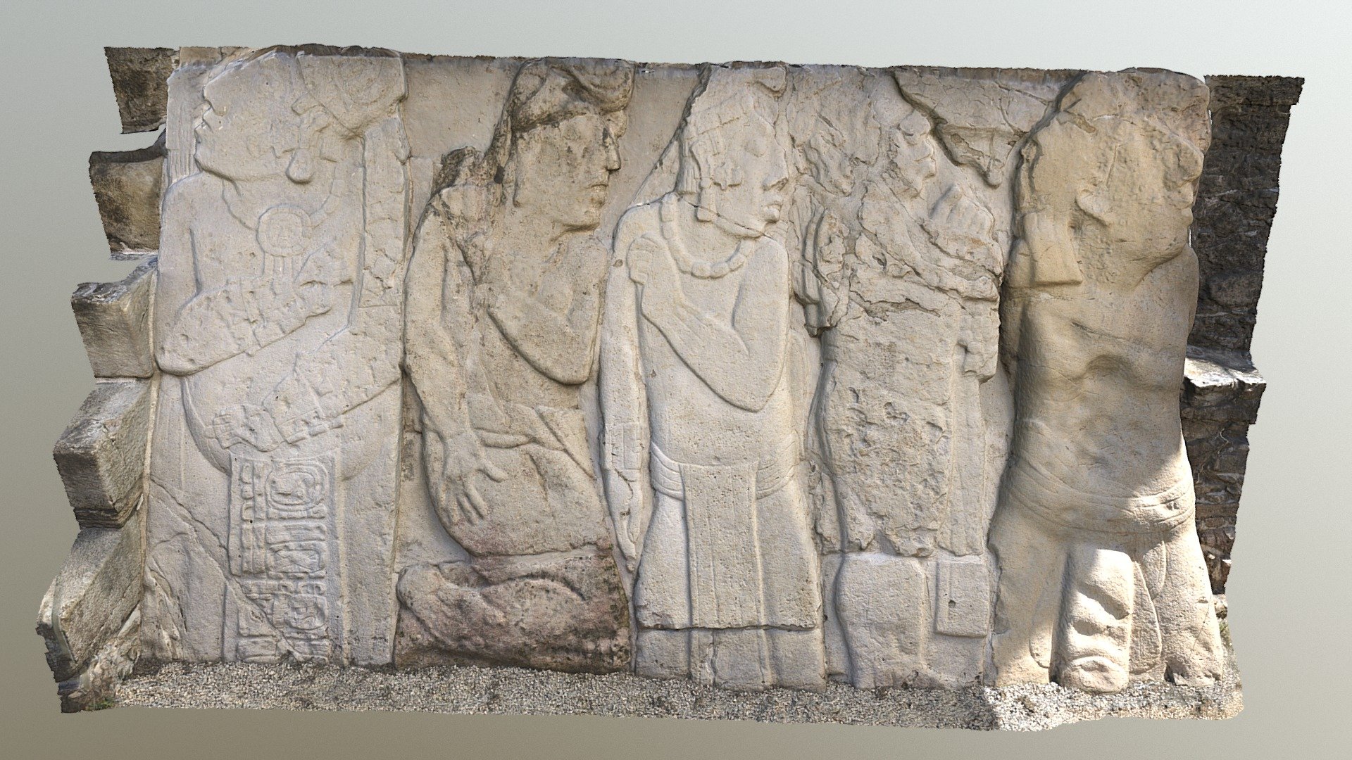 Palenque ruin Maya Relief