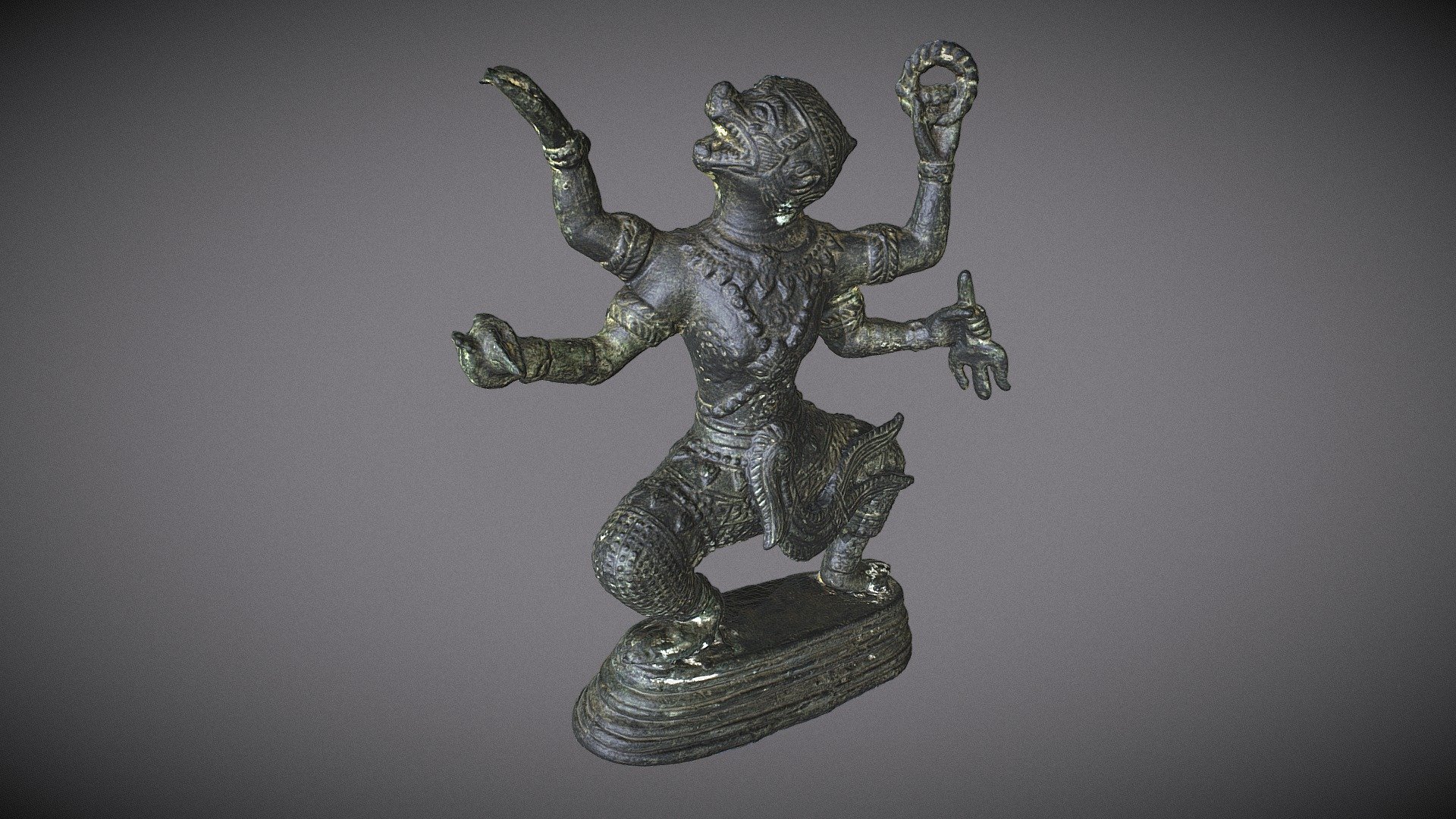 MH 1996.9.13 Hanuman:  Monkey-faced Diety