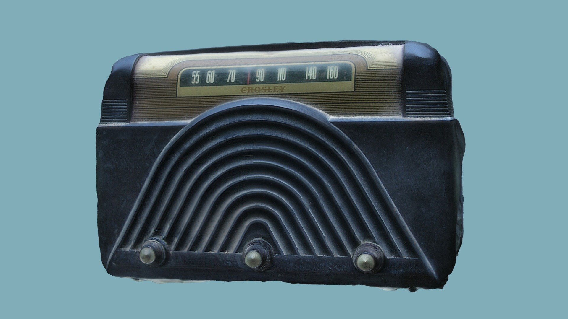 (3D Scan) Old Radio