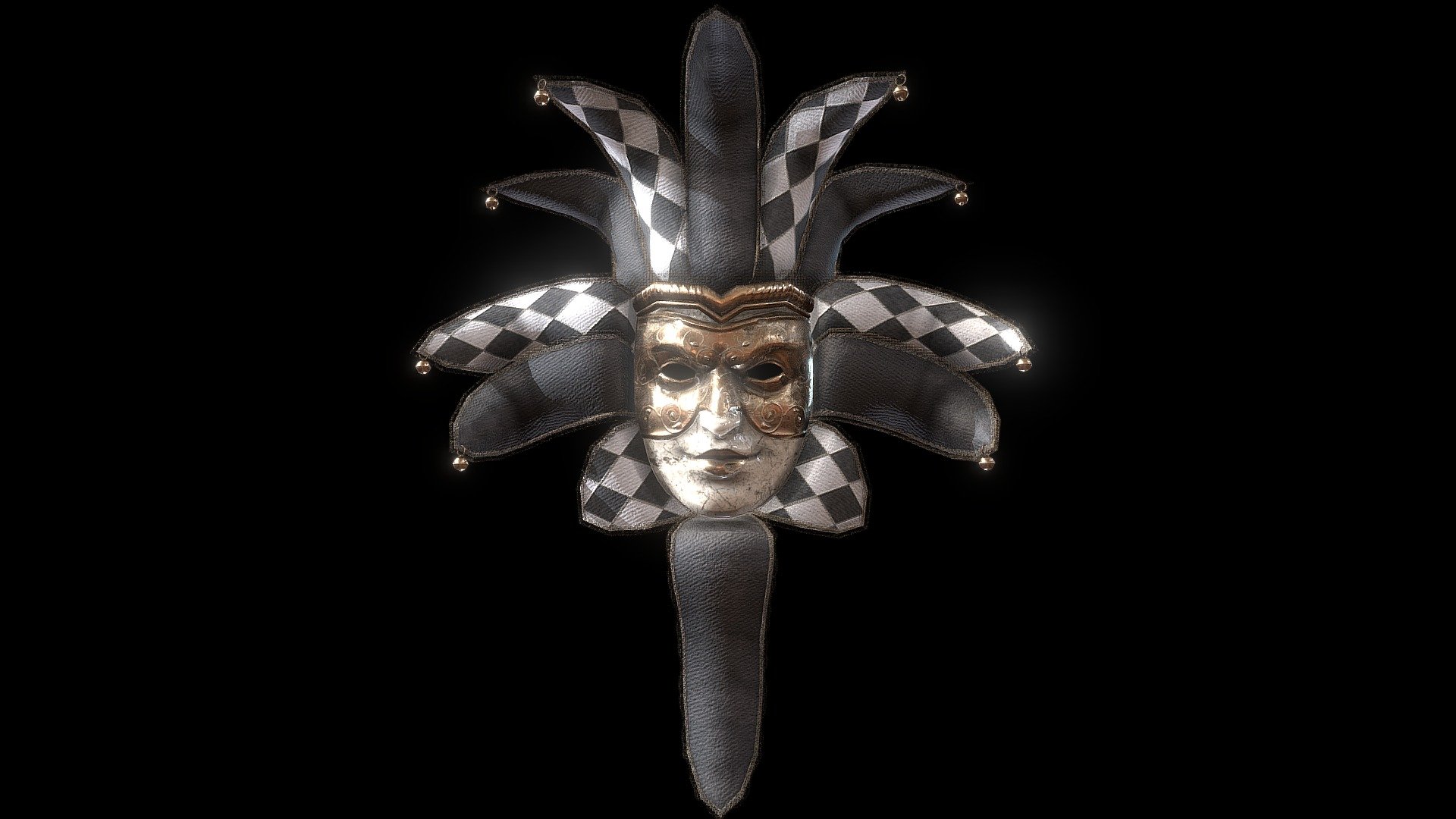 Venetian Jester Mask