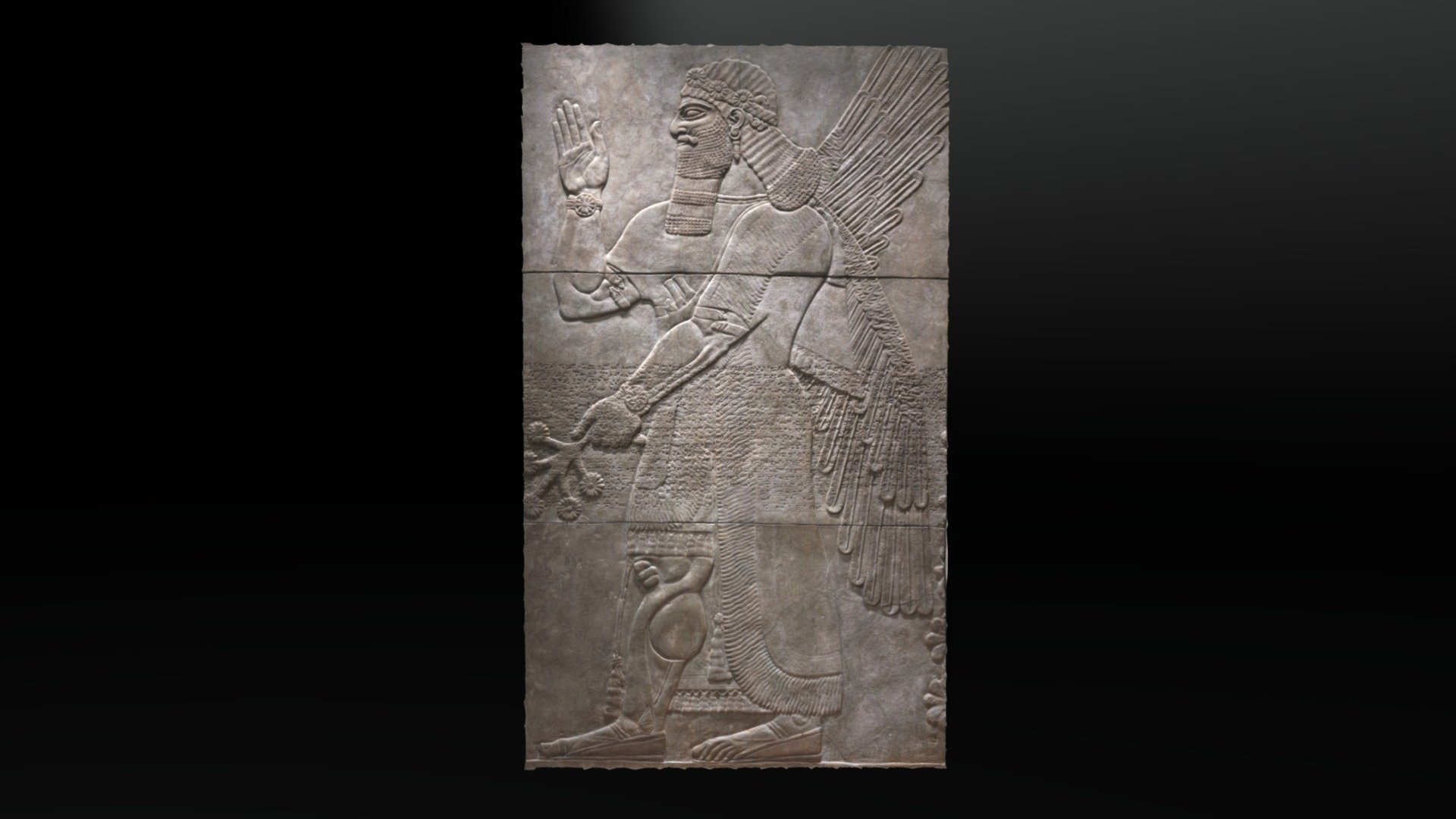 1943.246 Saluting Protective Spirit, 883-859 BC