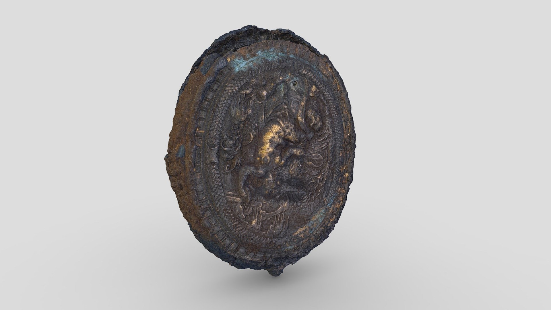 Wax portrait medallion (1575-1600)
