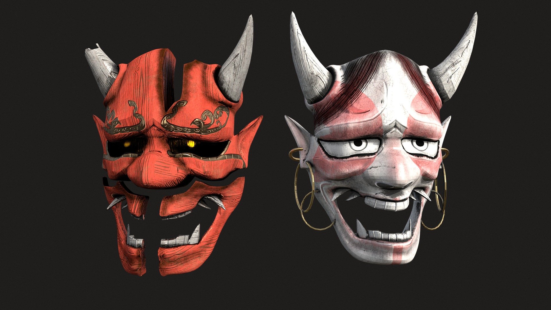 Masks Hannya
