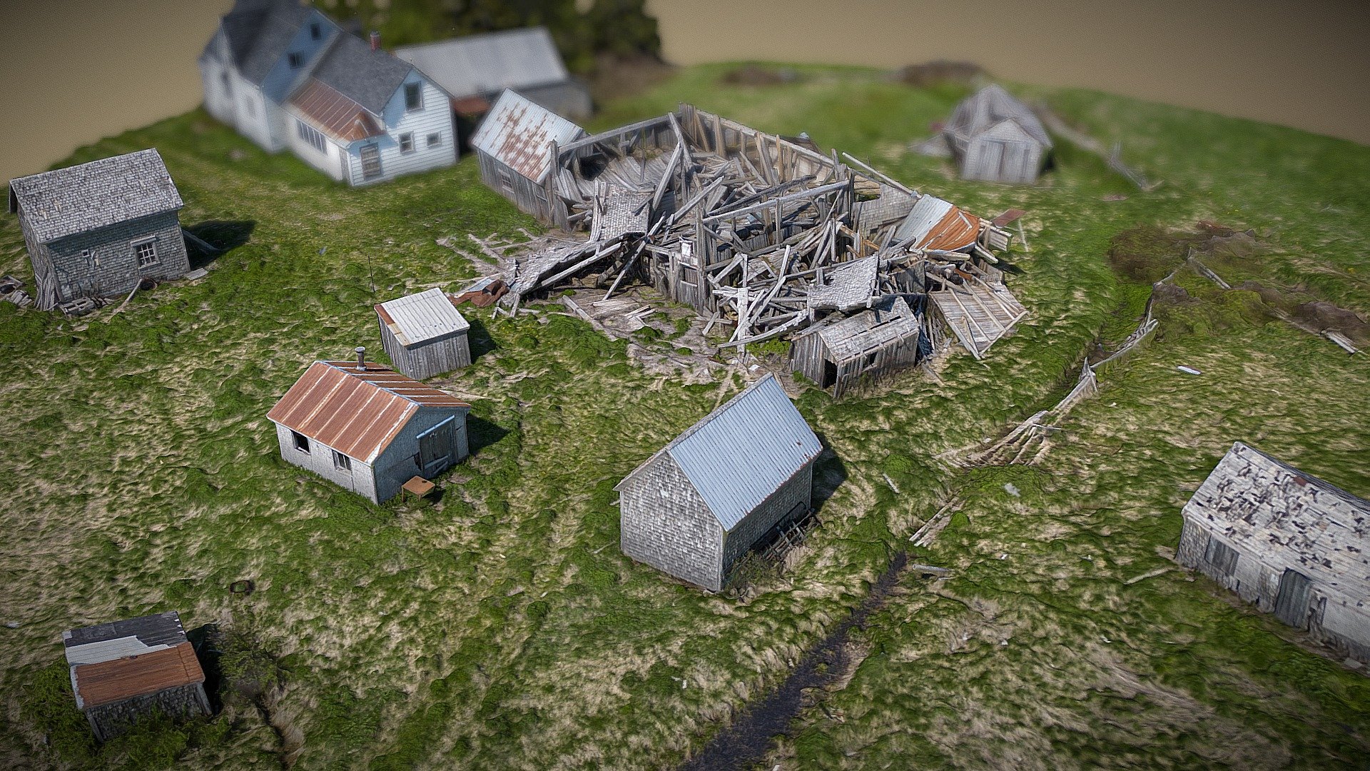 Abandoned Farm in Pokeshaw, New Brunswick