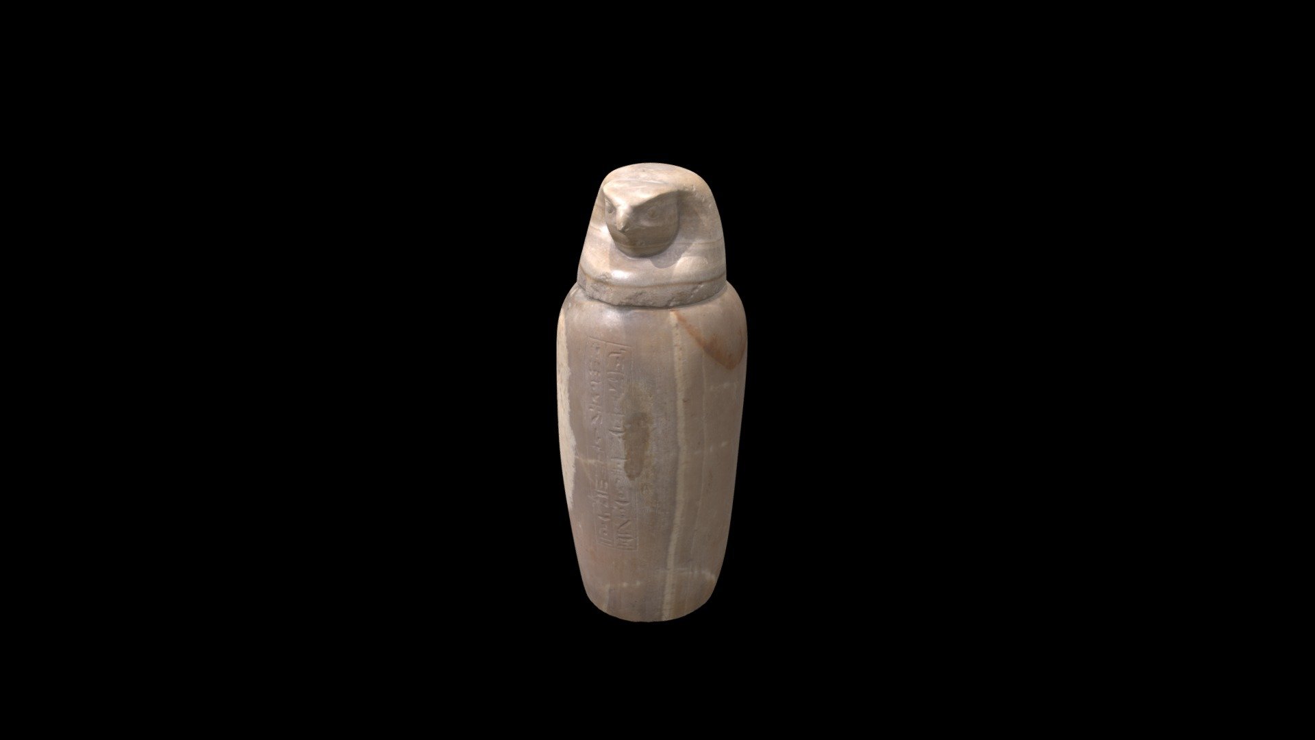 1921.1018 Canopic Jar with Falcon's Head