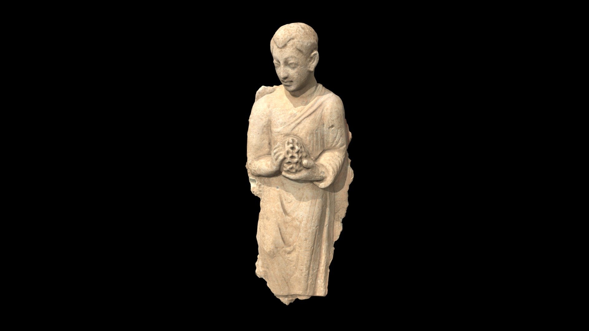 1967.41 Monk Bearing Offerings