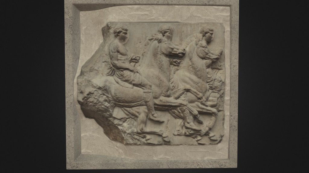 British Museum Horse scan