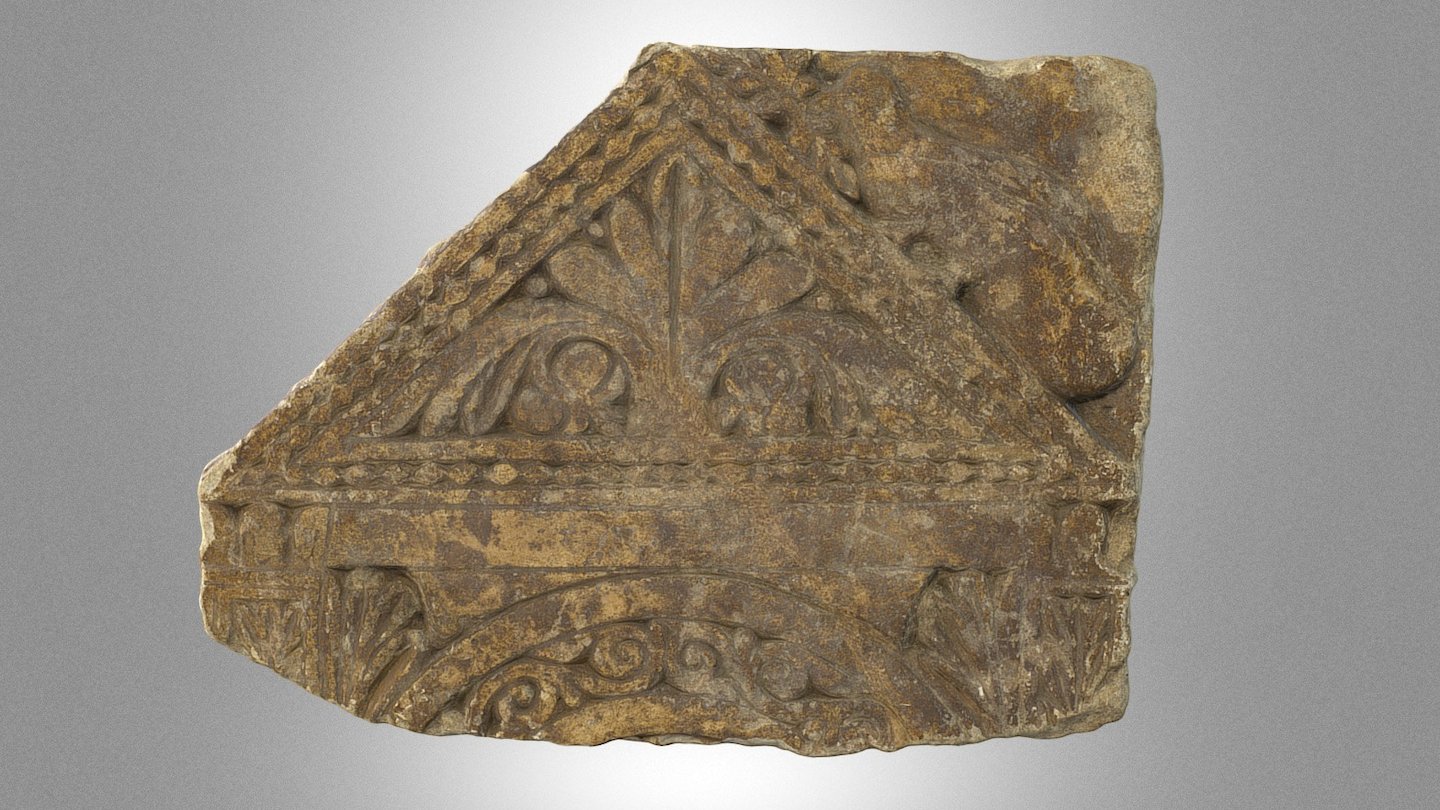 Funerary stela pediment