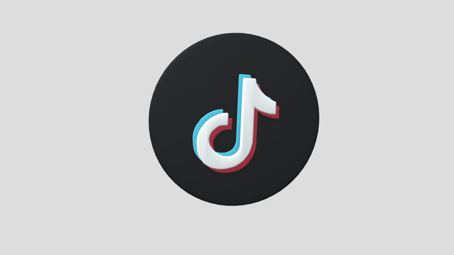 TikTok 3D-logo