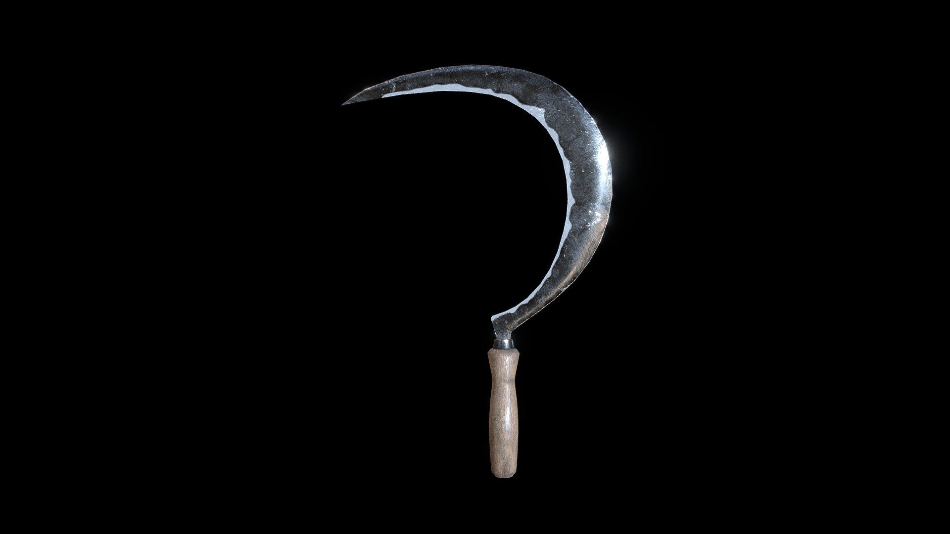 Sickle Game Ready Prop Realistic