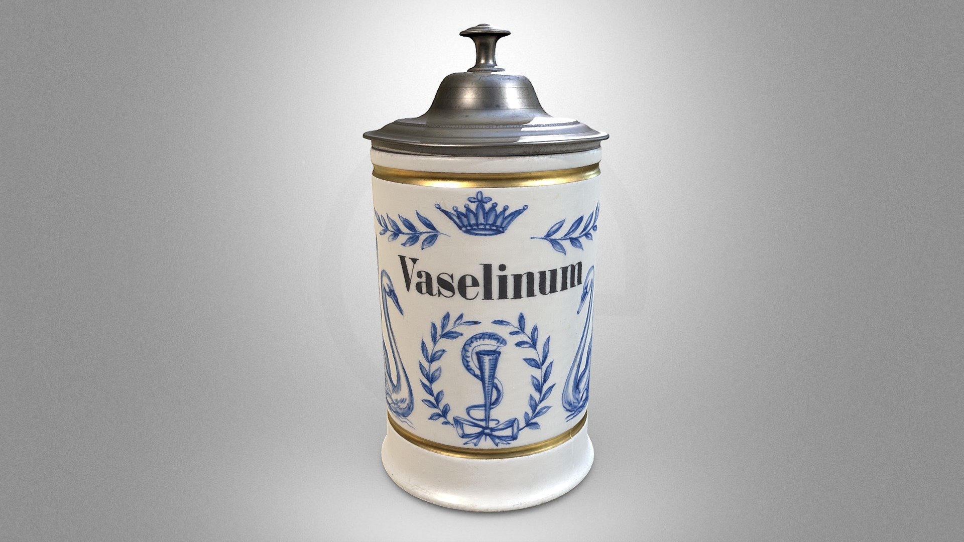 Vessel for vaseline