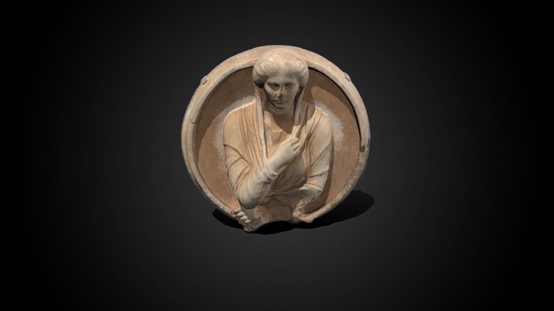 Tondo: Portrait of a Young Noblewoman, 2nd C CE